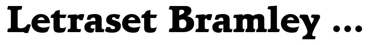 Letraset Bramley Std Extra Bold